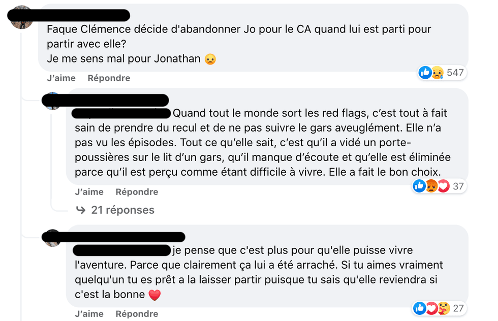 R\u00e9actions suite \u00e0 l'ajout de Cl\u00e9mence au CA.