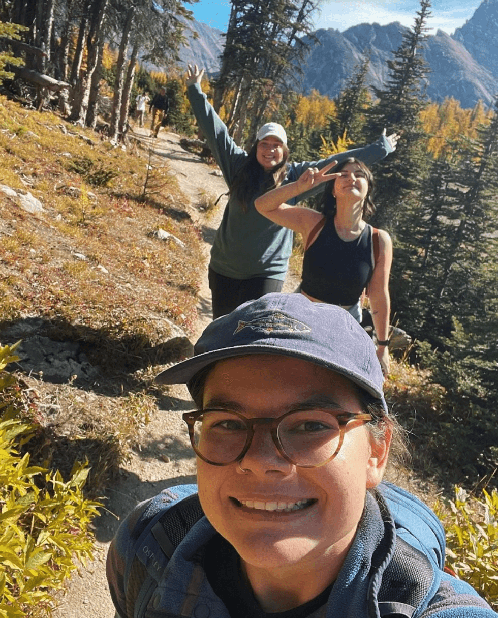 Charlie with friends.