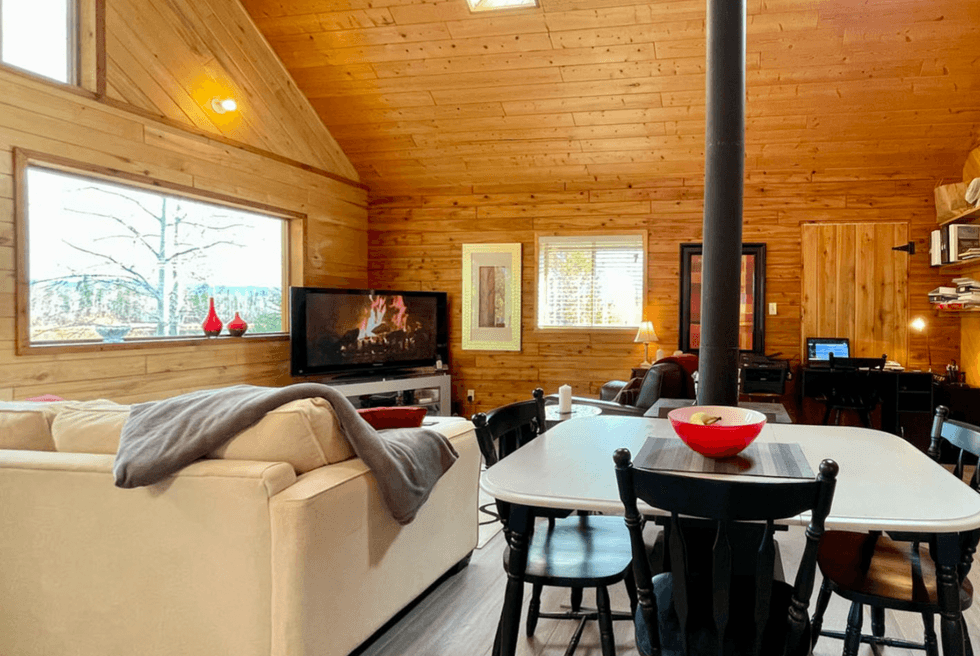 Lakefront home.