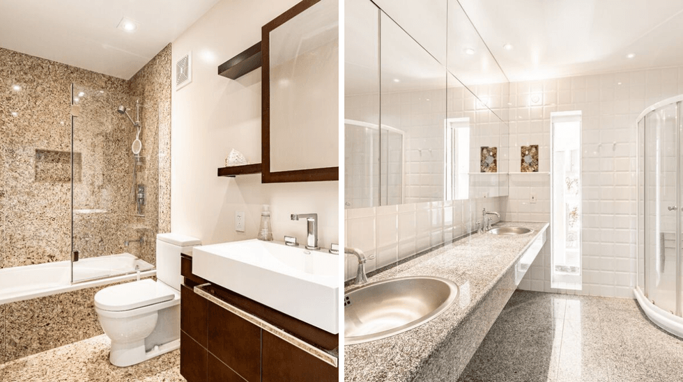 Salles de bain.