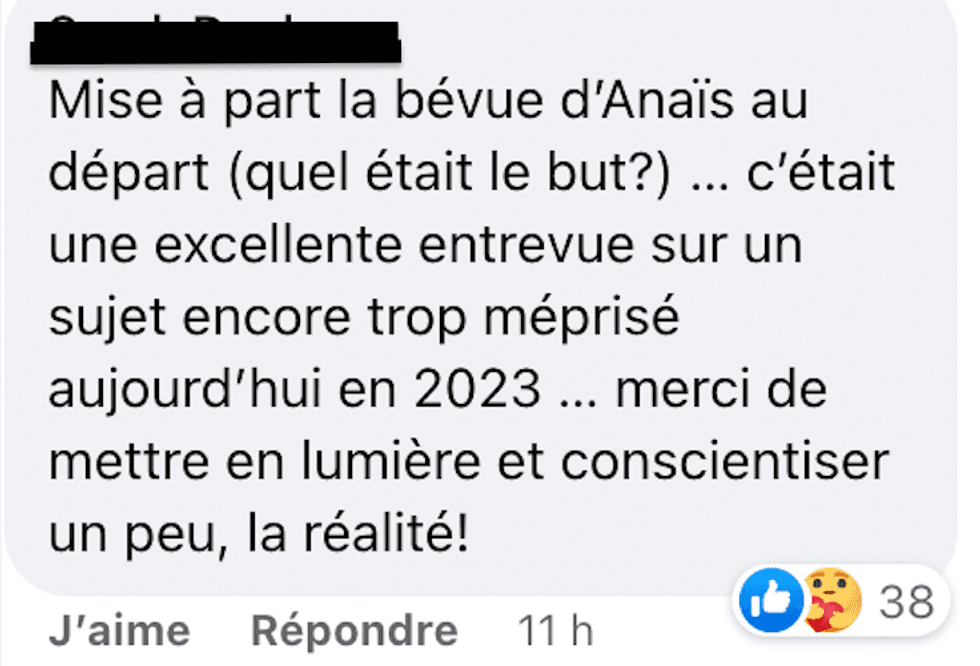 Commentaire d'internaute.