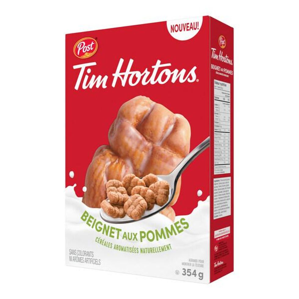 Nouvelles c\u00e9r\u00e9ales du Tim Hortons.