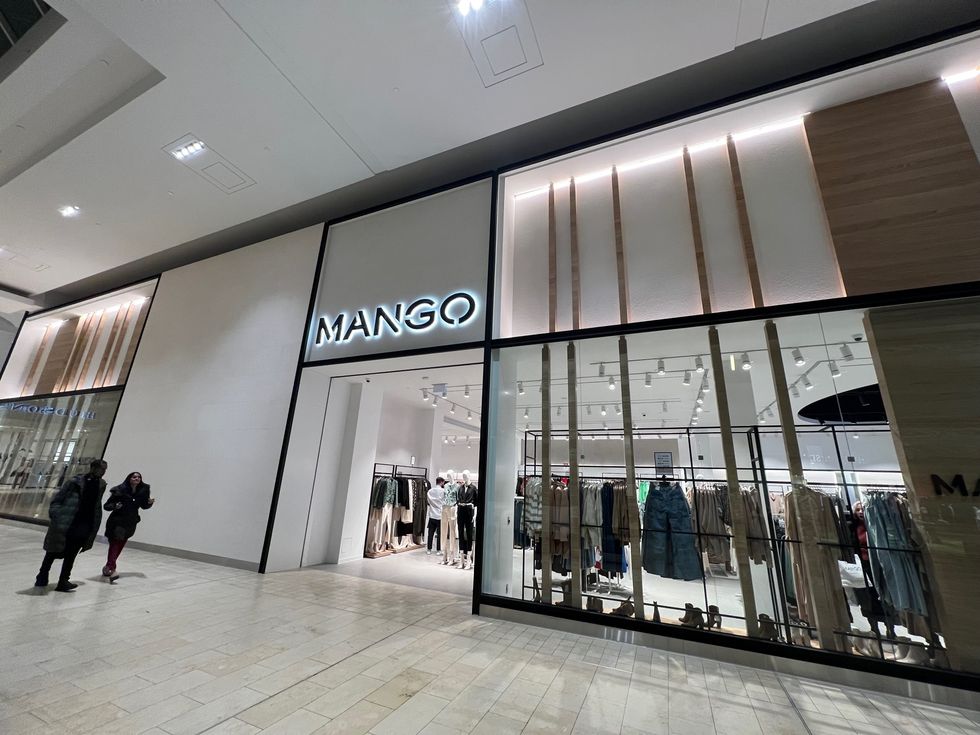 Exterior of Mango in Yorkdale Mall.