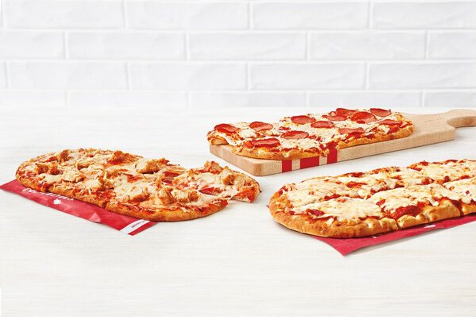 Nouvelles pizzas du Tim.