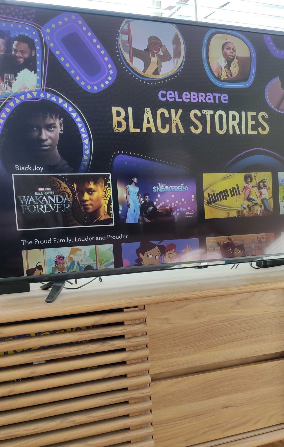 Disney+ Black Voices category.