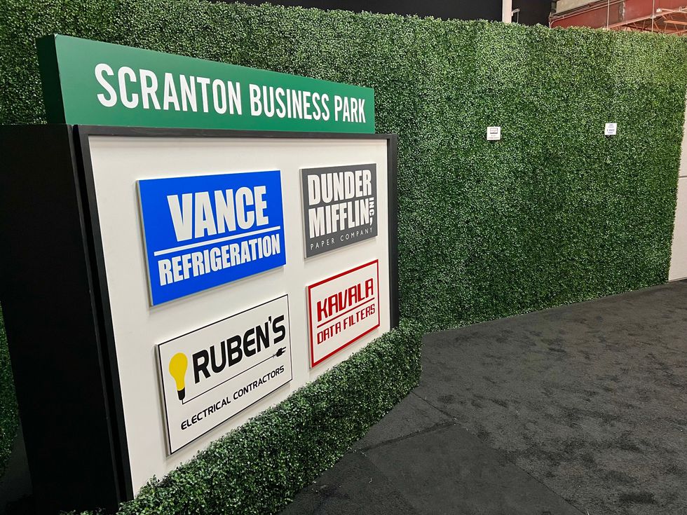 Scranton Business Park sign.