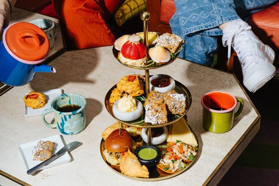 \u200bHigh tea brunch at the Drake Hotel.