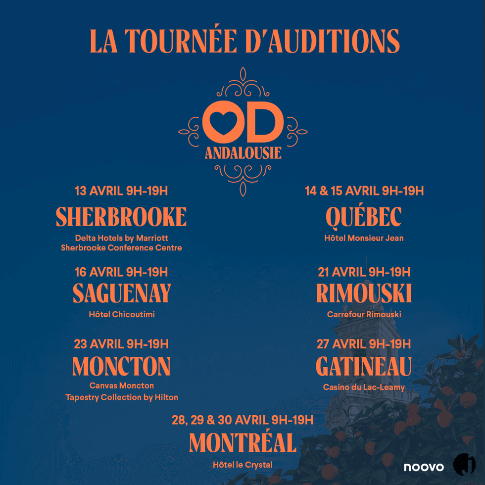 Tourn\u00e9e des auditions OD.