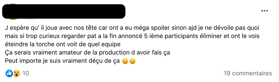 R\u00e9actions sur Survivor Qu\u00e9bec.