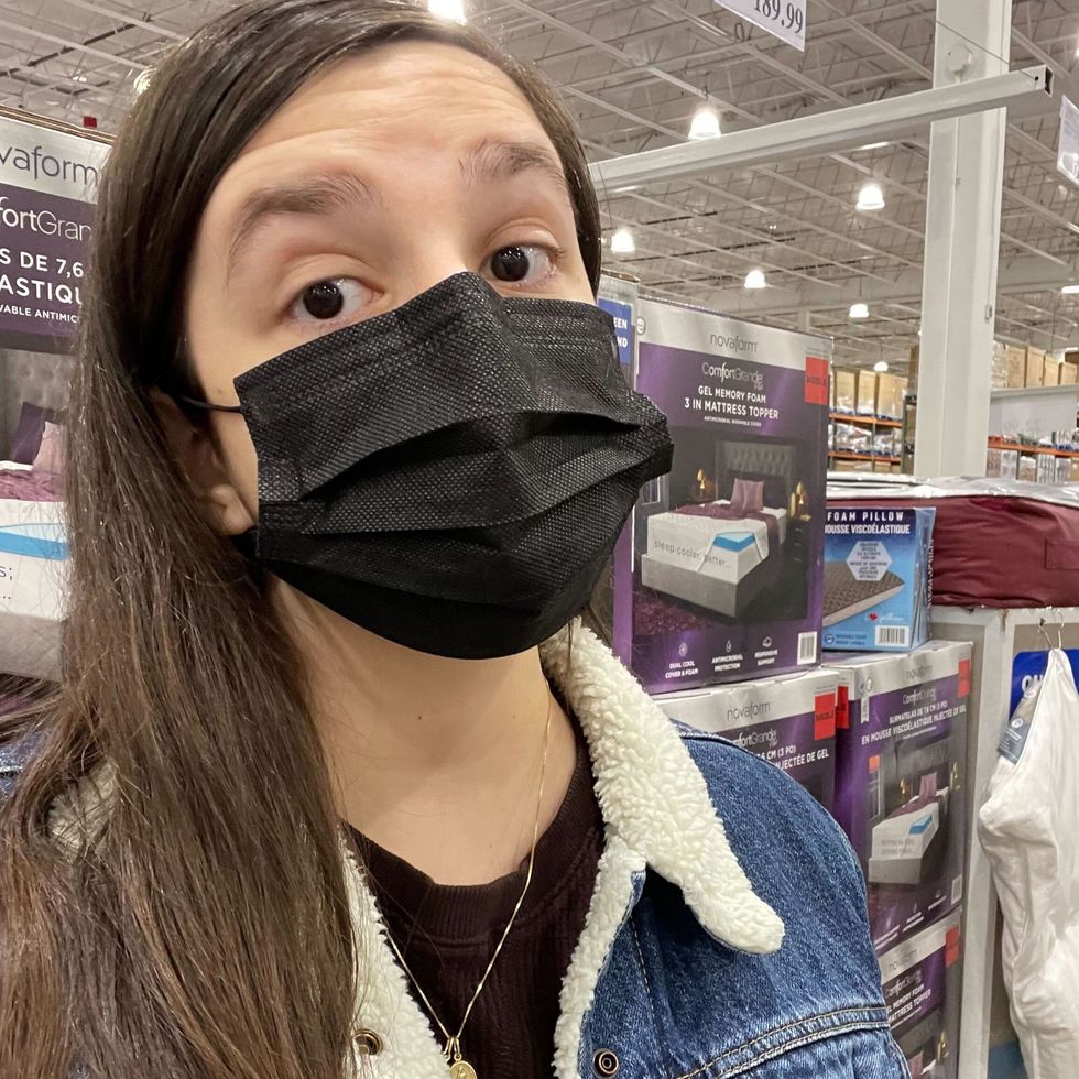 Lisa Belmonte at Costco.