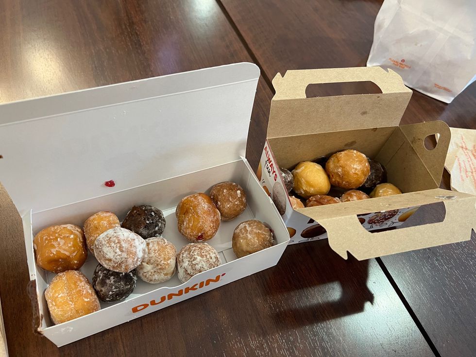 Munchkins and Timbits.