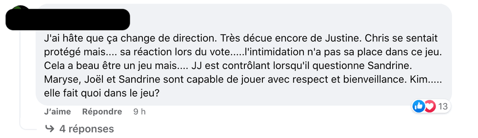 R\u00e9actions suite au d\u00e9part de Sango.
