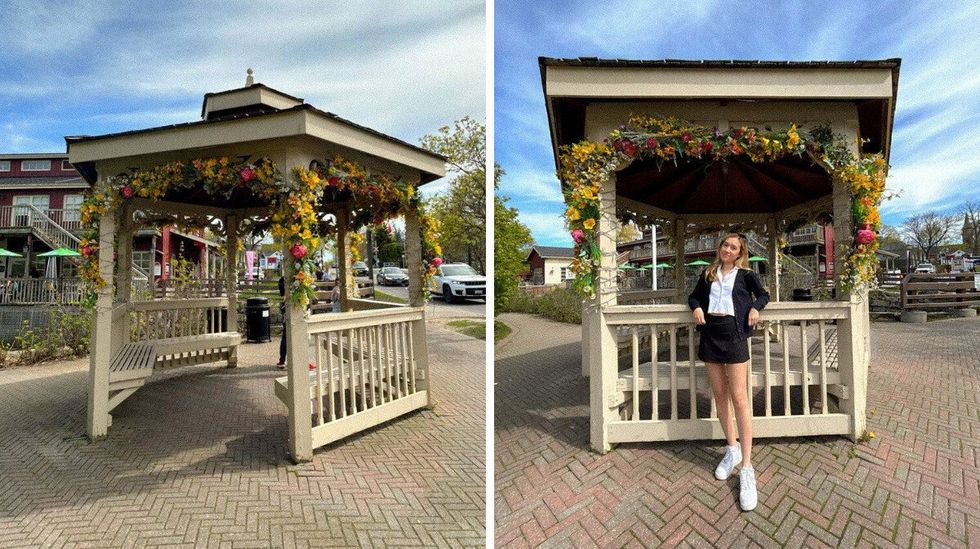 The gazebo in Unionville.