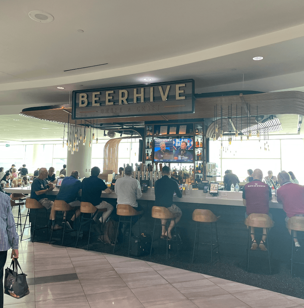 Beerhive in Toronto's Pearson Airport.