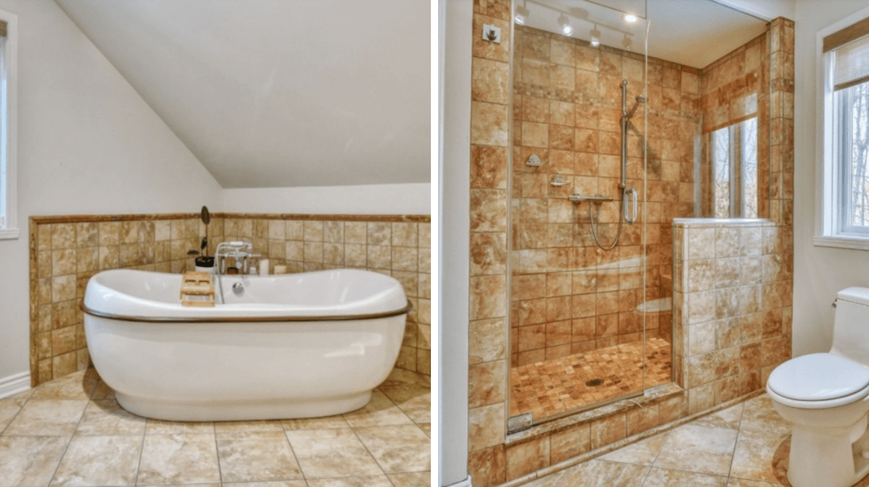 La salle de bain.