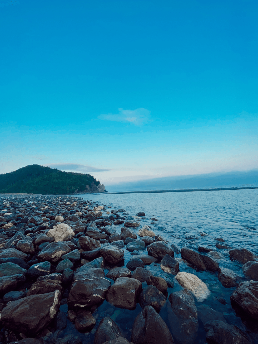 The Bay of Fundy.