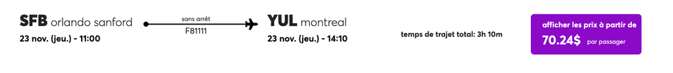 Des vols \u00e0 bas prix sur le site de Flair Airlines.