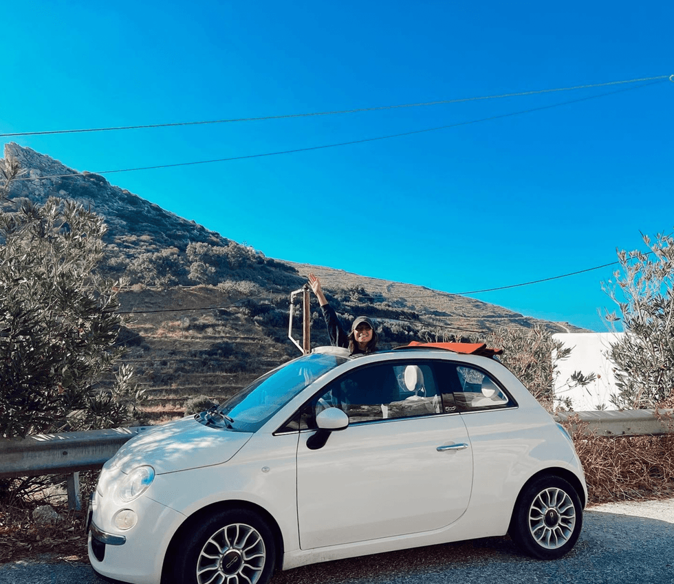 Morgan Leet in Naxos.