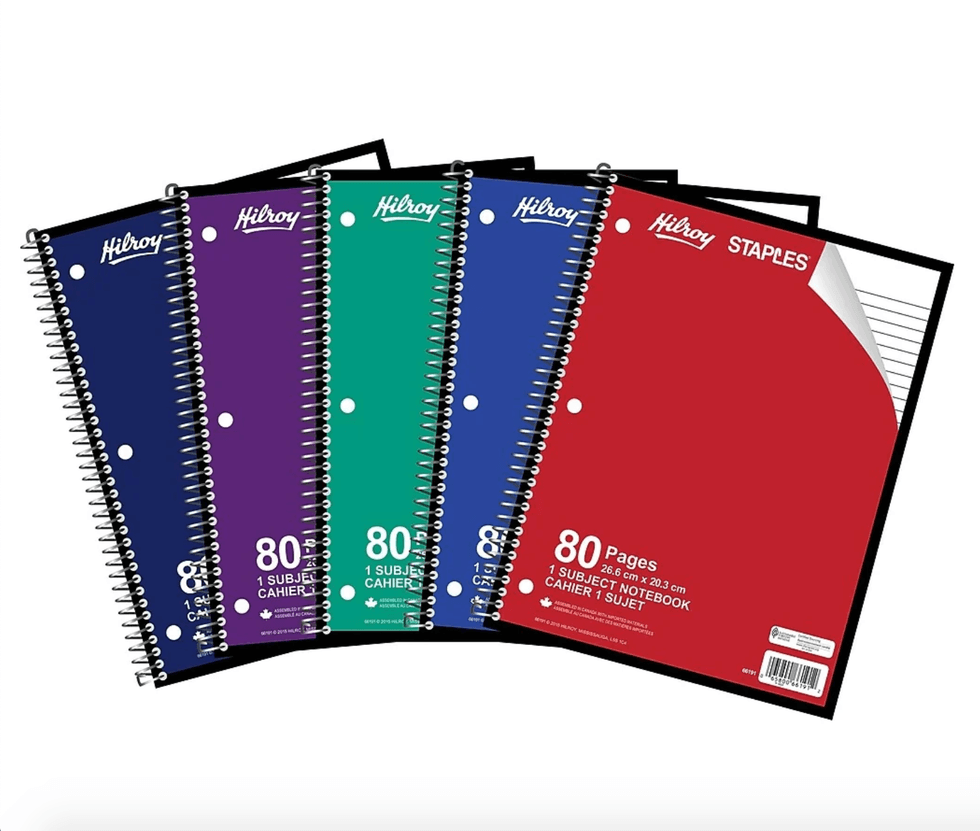 \u200bCahier de notes.