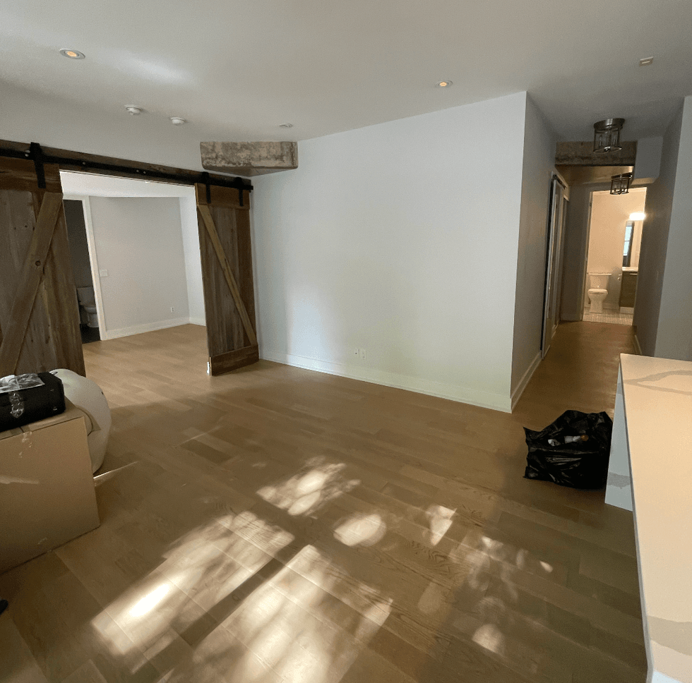 Brooke Houghton's empty apartment.