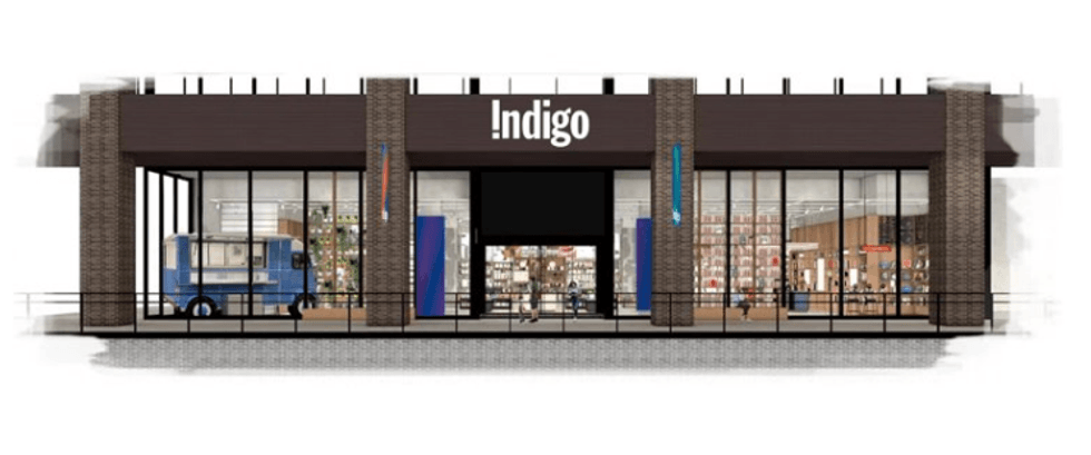 Rendering for the new Indigo store in King West.